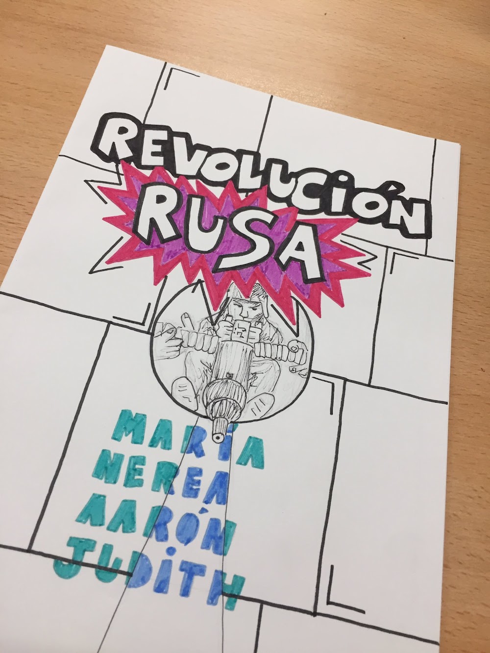 Cómic Revolución Rusa 